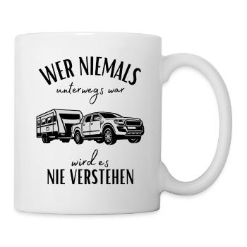 Camper et caravane Dicton-Funny Camper Motif - Mug blanc - blanc - Droite