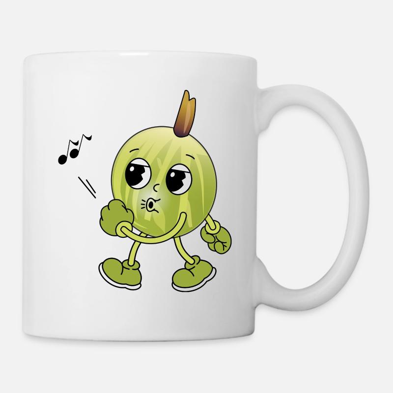 Pfeifende Stachelbeere - Tasse - Weiß