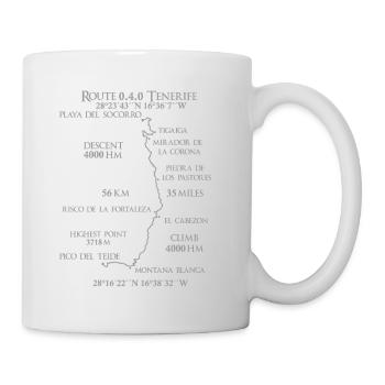 Ligne 0.4.0 Playa del Socorro - Pico del Teide - Mug blanc - blanc - Droite