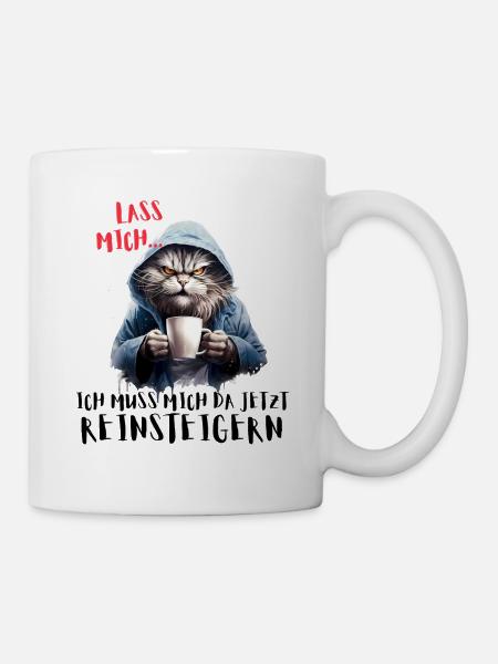 Lass mich... - Tasse - Weiß