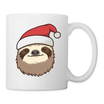Sloth Santa Christmas Funny Sloth - Mug - white - Right