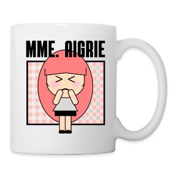 Madame AIGRIE - Mug blanc - blanc - Droite