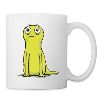 Mec vert excentrique - Mug blanc - blanc - Droite
