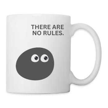 THERE ARE NO RULES - Mug - white - Right