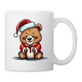 Little Christmas Teddy Bear - Mug - white - Right