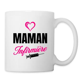 cadeau maman infirmière - Mug blanc - blanc - Droite
