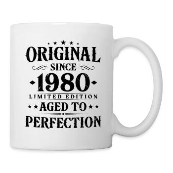 Original 1980's Vintage Vintage Birthday Gift - Mug - white - Right