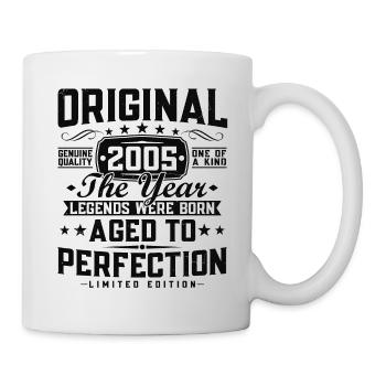 Original 2005 Vintage Vintage Rétro Anniversaire - Mug blanc - blanc - Droite