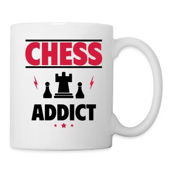 Fanatique d’échecs - Toujours dans le train - Mug blanc - blanc - Droite
