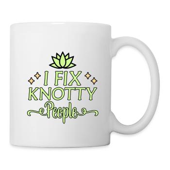 I Fix Knotty People - Tasse - Weiß - Rechts