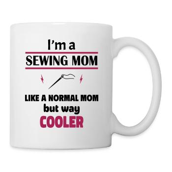 Je suis une maman couturière - Mug blanc - blanc - Droite