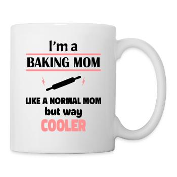 Ich bin eine Back-Mama - Tasse - Weiß - Rechts