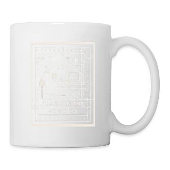 I'll Be In The Backyard 8 - Tasse - Weiß - Rechts