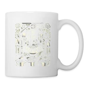 I'll Be In The Backyard 9 - Tasse - Weiß - Rechts