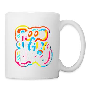 Poor Ugly Happy 7 - Tasse - Weiß - Rechts