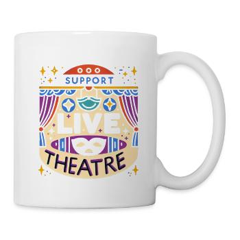 Support Live Theatre 5 - Tasse - Weiß - Rechts