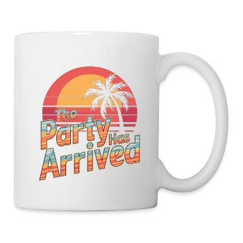 The Party Has Arrived 18 - Tasse - Weiß - Rechts