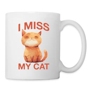 I Miss My Cat - Tasse - Weiß - Rechts