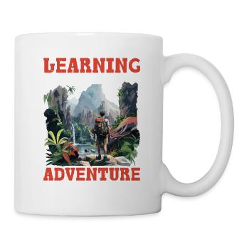 Learning Is An Adventure And I'm Your Guide 2 - Tasse - Weiß - Rechts