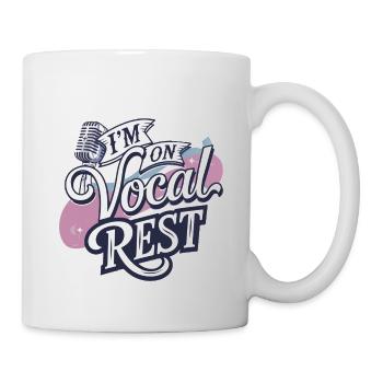 I'm On Vocal Rest 4 - Tasse - Weiß - Rechts