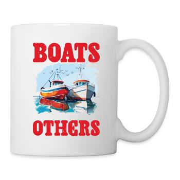 Boats Well With Others - Tasse - Weiß - Rechts