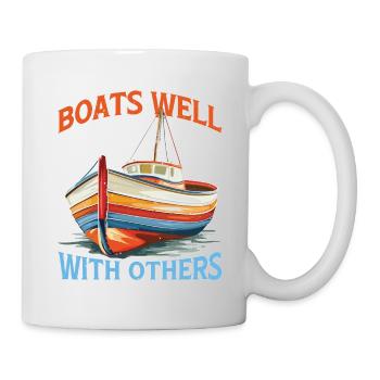 Boats Well With Others 2 - Tasse - Weiß - Rechts
