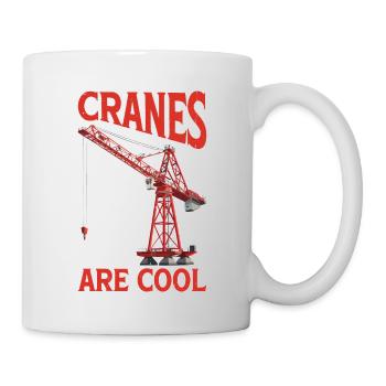 Cranes Are Cool 2 - Tasse - Weiß - Rechts