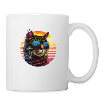 I'd Love To But My Cat Said No 2 - Tasse - Weiß - Rechts