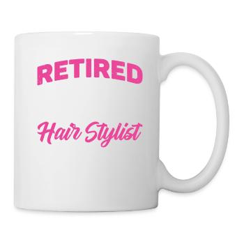 Retired Hair Stylist Cut It Yourself 2 - Tasse - Weiß - Rechts