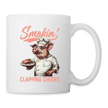 Smokin' Meats And Clapping Cheeks 2 - Tasse - Weiß - Rechts