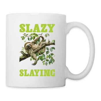 Slazy I'm Lazy But I'm Still Slaying 2 - Tasse - Weiß - Rechts