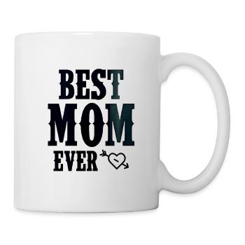 Best mom ever - Mug - white - Right