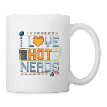 I Love Hot Nerds 17 - Tasse - Weiß - Rechts