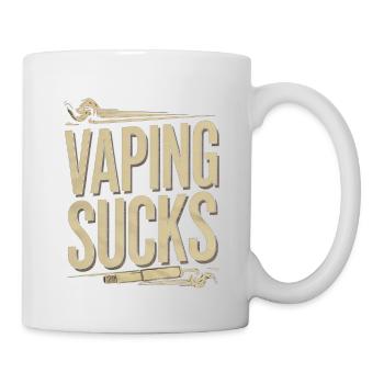 Vaping Sucks 4 - Tasse - Weiß - Rechts