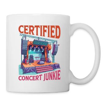 Certified Concert Junkie 15 - Tasse - Weiß - Rechts