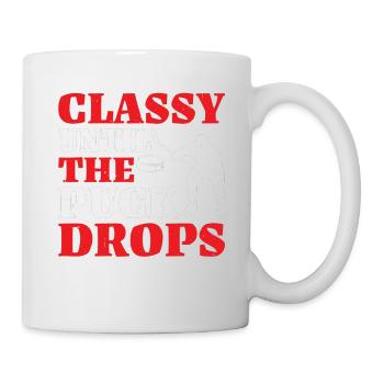 Classy Until The Puck Drops 31 - Tasse - Weiß - Rechts