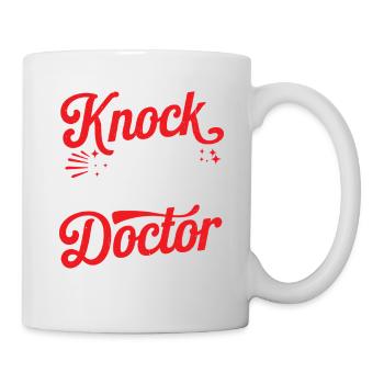 Knock Knock Who's There Doctor 50 - Tasse - Weiß - Rechts