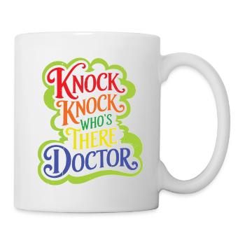 Knock Knock Who's There Doctor 49 - Tasse - Weiß - Rechts