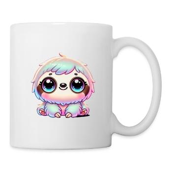 Super Cute Kawaii Baby Sloth - Tasse - Weiß - Rechts
