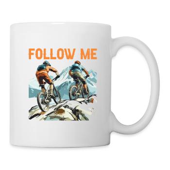 Don't Follow Me You Won't Make It 15 - Tasse - Weiß - Rechts