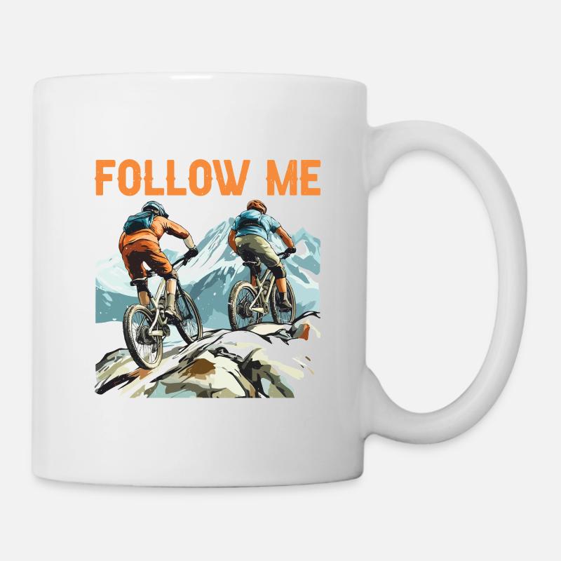 Don't Follow Me You Won't Make It 15 - Tasse - Weiß