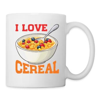 I Love Cereal 15 - Tasse - Weiß - Rechts