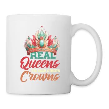 Real Queens Fix Each Other's Crowns 7 - Tasse - Weiß - Rechts