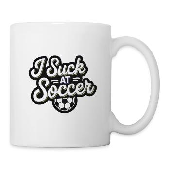 I Suck At Soccer 16 - Tasse - Weiß - Rechts