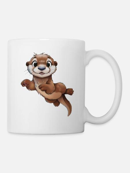 Cute Otter - Mug - white
