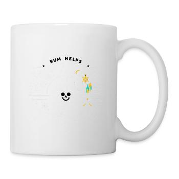 Rum Helps 5 - Tasse - Weiß - Rechts