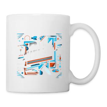 Rum Helps 12 - Tasse - Weiß - Rechts