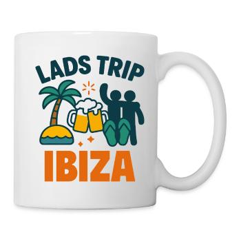 Lads Trip Ibiza Party Shirt - Mug - white - Right
