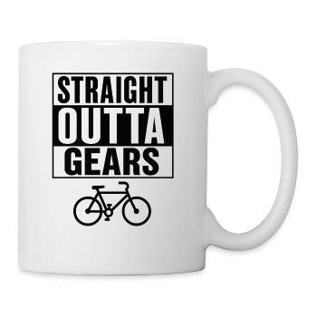 Fahrrad City Trekking Bike Radsport Spruch Design - Tasse - Weiß - Rechts