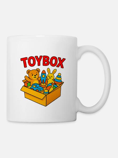 Spielzeugkiste Tiere - Tasse - Weiß